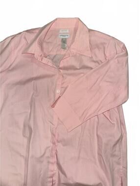 Women's Liz Claiborne 3/4 sleeve button up cotton shirt size large